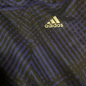 Adidas leggings - large - blue black leggings